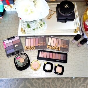Bundle L'Oreal Wet N Wild Covergirl ELF Georgio Armani Eyeshadow Palettes